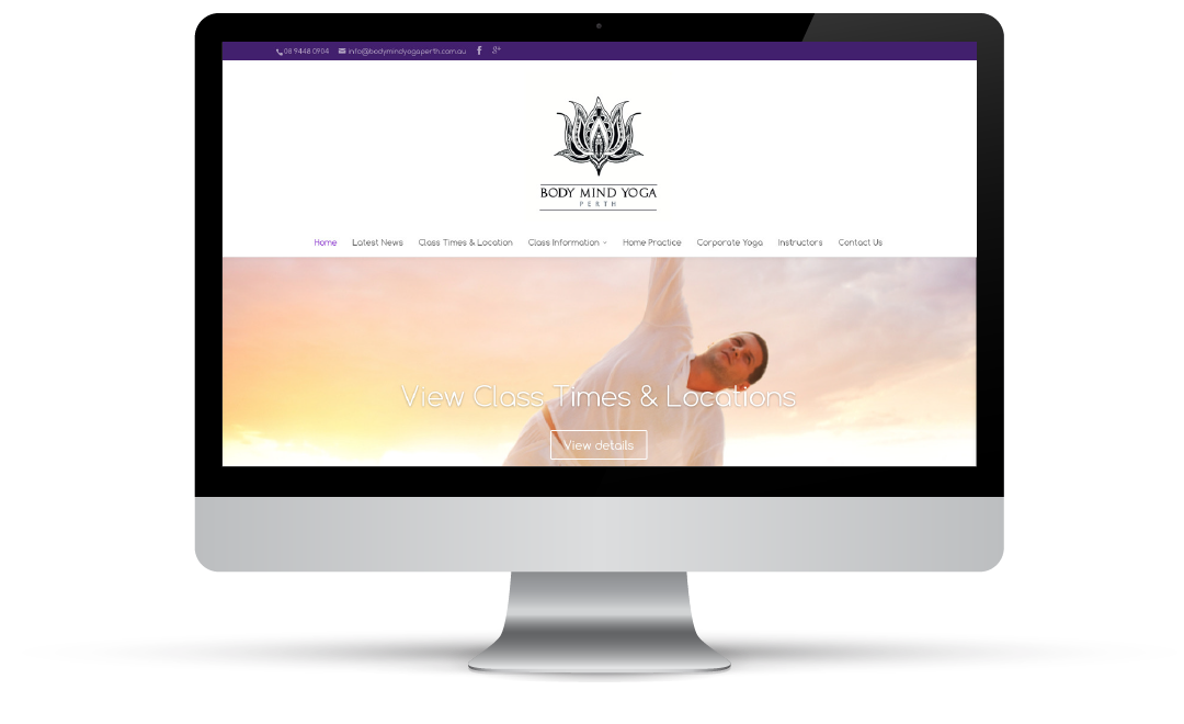 Body Mind Yoga Perth – Logo & Web Design